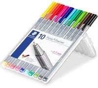 Staedtler Triplus Fineliner Punta 10 Penne IN il Pacchetto Scrittura Strumenti