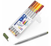 STAEDTLER 334 Triplus Fineliner - Pennarelli a punta fineliner, 0,3 mm, confezione da 6