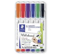 Staedtler 341 WP6 Lumocolor Marcatore per lavagna bianca Assortito (selezione
