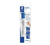 Staedtler 351-3 BKDA Lumocolor Pennarello per lavagna bianca, di colore blu, punta tonda, 1 pezzo