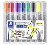 Staedtler 356 SWP8 Marcatore per lavagna a fogli mobili Lumocolor® 356 colori
