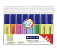 Staedtler 364 A WP8 Evidenziatore Textsurfer® classic Giallo, Rosso, Rosa, Blu