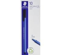 Staedtler 437 m - 3 penna a sfera triplus Ball, 10 Pezzi