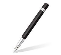 STAEDTLER 476TRX9 M ST - Penna stilografica Trx (forma triangolare ergonomica, superficie in alluminio vellutato opaco, tappo a incastro, cartuccia d'inchiostro standard, molla in acciaio inox di alta
