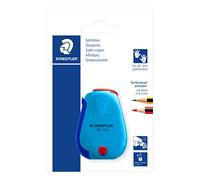 Staedtler 511 130-BK - Scatola a punta, per matite colorate e piombo fino a 8,2 mm, per mancini e destrimani, punta su entrambi i lati, una scatola di tempera, colori assortiti