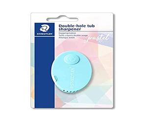 STAEDTLER 512PS2BKPA Temperamatite a doppio foro morbido, pastello