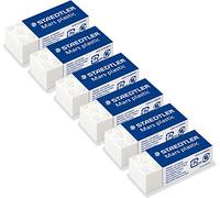 Staedtler 526 53 Mars Plastic Mini - Gomma per cancellare senza ftalati e lattice, 6 pezzi
