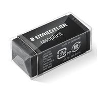 STAEDTLER Lot de 3 Gommes RASOPLAST B40 Black Line Noire