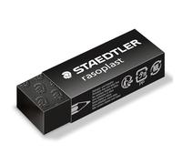 Gomma Rasoplast, 63 x 13 x 23 mm, nero per matita, Staedtler, box 20 pezzi - 526B20-9
