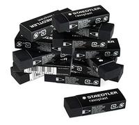 Gomma Rasoplast, 63 x 13 x 23 mm, nero per matita, Staedtler, box 20 pezzi - 526B20-9