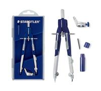 STAEDTLER 552 01 - Compasso a regolazione rapida, con custodia con coperchio ribalt