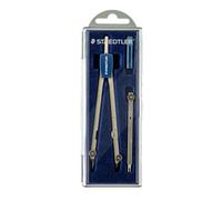 Staedtler 559 COMPASSO ARCO c/PROLUNGA | Con asta di prolunga e astuccio per mine, guida a denti obliqui - preciso - Codice articolo 559 C03