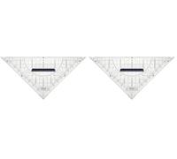 Staedtler 568 35 Squadra da 22 cm, Acrilico (Confezione da 2)