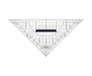 Staedtler 568 35 Squadra da disegno tecnico Trasparente Lunghezza ipotenusa: 2