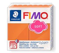 Staedtler 8020 Blocco di pasta modellabile Fimo, 59 gr, arancione (cognac (76))