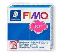 Staedtler 8020 Blocco di pasta modellabile Fimo, 59 gr, blu (pazifikblau (37))