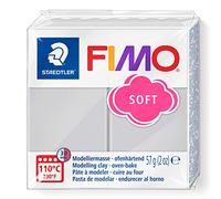 Staedtler 8020 Blocco di pasta modellabile Fimo, 59 gr, grigio (delfingrau (80))