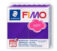 Staedtler 8020 Blocco di pasta modellabile Fimo, 59 gr, multicolore (pflaume (63))