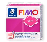 Staedtler 8020 Blocco di pasta modellabile Fimo, 59 gr, rosa (himbeere (22))