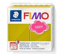 STAEDTLER 8020-T51 FIMO - Pasta modellabile polimerica morbida indurente al forno, erba da spiaggia (1 blocco da 57 g)