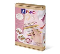 STAEDTLER 8025 HTC6 FIMO - Pasta modellabile polimerica indurente in forno, set da 9 pezzi