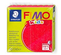 STAEDTLER 8030-212 Pasta modellabile termoindurente, Colore Glitter Rosso (212)