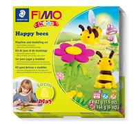 STAEDTLER 8034 27 LZ FIMO - Set di 4 blocchi, adesivi, strumenti di modellazione e scena di sfondo, per bambini