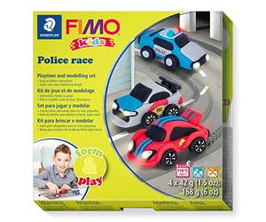 STAEDTLER 8034 29 LZST Police Race FIMO Form&Play, Multicolore