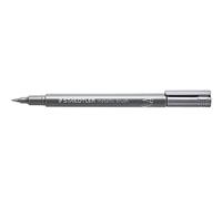 STAEDTLER 8321 Metallic Brush - Argento, 10 pezzi | Punta a pennello da 1-6 mm, coprente su superfici chiare e scure - per scrapbooking - Codice articolo 8321-81