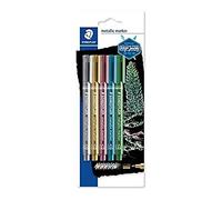 STAEDTLER 8323 Metallic Marker - 5 colori glitter, 1-2 mm