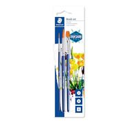 STAEDTLER 989-SBK3-3 - Set di 3 pennelli in Confezione di cartoncino e plastica