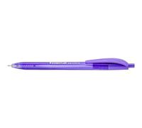 Staedtler Ball 4230 M - Penna a sfera triangolare, larghezza linea M ca. 1,00 mm, per scrittura rilassata, singolo prodotto viola, larghezza linea M, scatola pieghevole, 10 penne, 4230 M-6