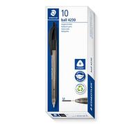 STAEDTLER ball 4230 M Penne a sfera - nero, set da 10