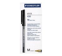 Staedtler Bastone 430M Penna a Sfera - Medio Punta - Confezione Di 10