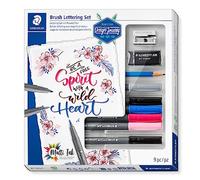STAEDTLER 61 371-1 Design Journey Pigment Arts Brush Lettering Set - Mixed Set f