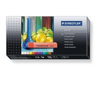 Staedtler 2430 Confezione da 36 gessetti pastello morbidi - Eccellente per sfumare i colori - Solidità alla luce - Colori assortiti