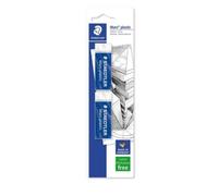 Staedtler Gomme 2 Gomme Mars Plastic Blu e Bianco