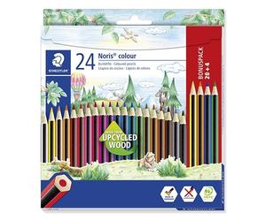 Staedtler Colored Pencil Noris Upcycled Wood set (20+4)