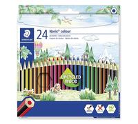 Pastelli colorati Noris Colour - Staedtler - Astuccio 24 pastelli colorati
