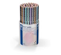 STAEDTLER Confezione da 48 matite pastello 2B Noris Jumbo