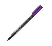 Staedtler - Confezione risparmio da 10 penne a sfera Lumocolor per proiezione overhead e quasi tutte le superfici in spessore del tratto S/F/M/B permanente o non permanente (viola, M permanente 317)