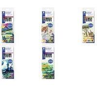 Staedtler Double Fiber Painter "Sud America", 6 -kartonetui 2 punte, resistenza alla linea: 1,0 - 6,0 mm / 0,5 - 0,8 mm, - 1 pe NEW