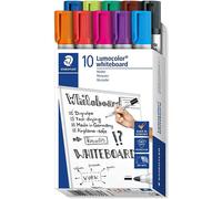 Staedtler Lumocolor 351 B10 evidenziatore 10 pz Tipo di punta Nero Blu Marrone Verde Azzurro Verde chiaro Arancione Rosa Rosso Viola