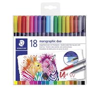 Staedtler Fiberpen Marsgraphic Duo brush pens (18)