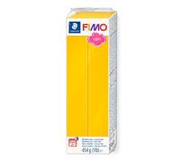 STAEDTLER ofenhärtende Modelliermasse FIMO soft, sonnengelb, Großblock 454g, wei