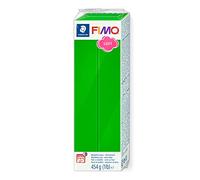 STAEDTLER Fimo 8021-53 - Pasta modellabile polimerica Morbida indurente al Forno, Colore: Verde Tropicale (1 Blocco da 454 g)