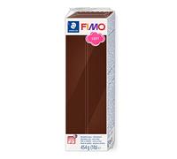 STAEDTLER Fimo 8021-75 - Pasta modellabile in polimero indurente al forno, colore: Cioccolato (1 blocco da 454 g)