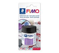 STAEDTLER FIMO 8705 Vernice opaca - trasparente, 35 ml | Vernice opaca a base d’acqua, resistente alla luce, finitura morbida - strato protettivo per argilla - Art.-Nr. 8705 01 BK