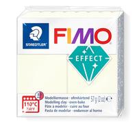 STAEDTLER Fimo Effect 8010-041 - Pasta modellabile polimerica indurente al forno, colore: Nightglow (1 blocco da 57 g)