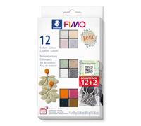 STAEDTLER FIMO Effect Pasta Modellabile Boho - Pasta polimerica da Forno per Gioielli Accessori e Decorazioni - Compatibile con FIMO Soft Leather Effect e Professional - Mezzo Blocco 25 g